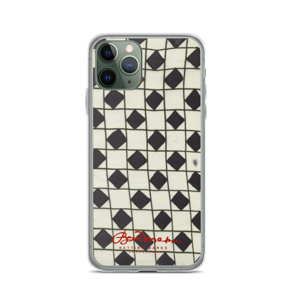 B&W Checkerboard Optical iPhone Case (select model)