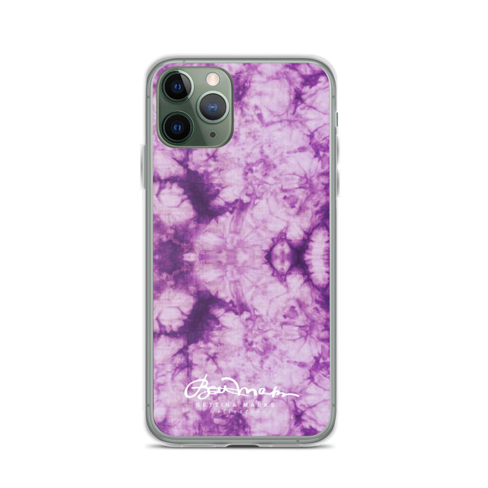 Purple Tie Dye iPhone Case (select model)