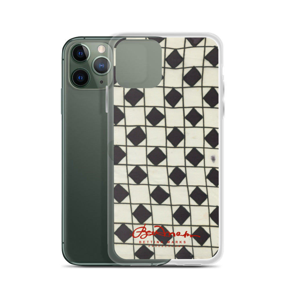 B&W Checkerboard Optical iPhone Case (select model)