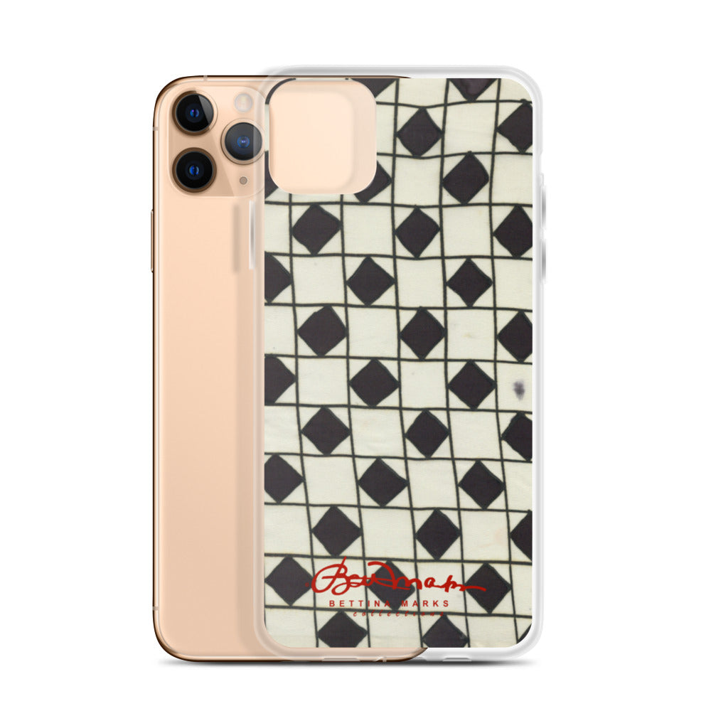 B&W Checkerboard Optical iPhone Case (select model)
