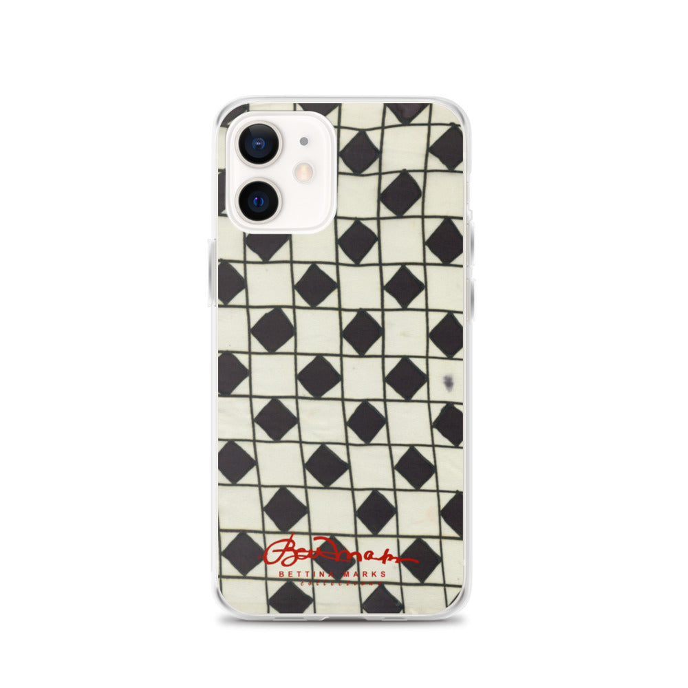 B&W Checkerboard Optical iPhone Case (select model)