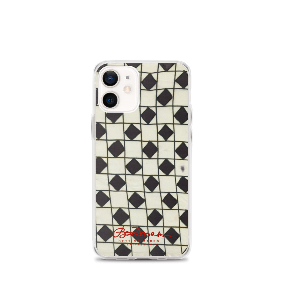 B&W Checkerboard Optical iPhone Case (select model)