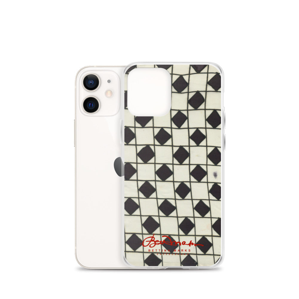 B&W Checkerboard Optical iPhone Case (select model)