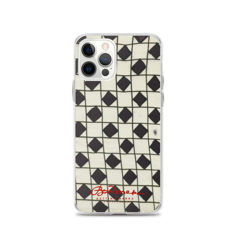 B&W Checkerboard Optical iPhone Case (select model)