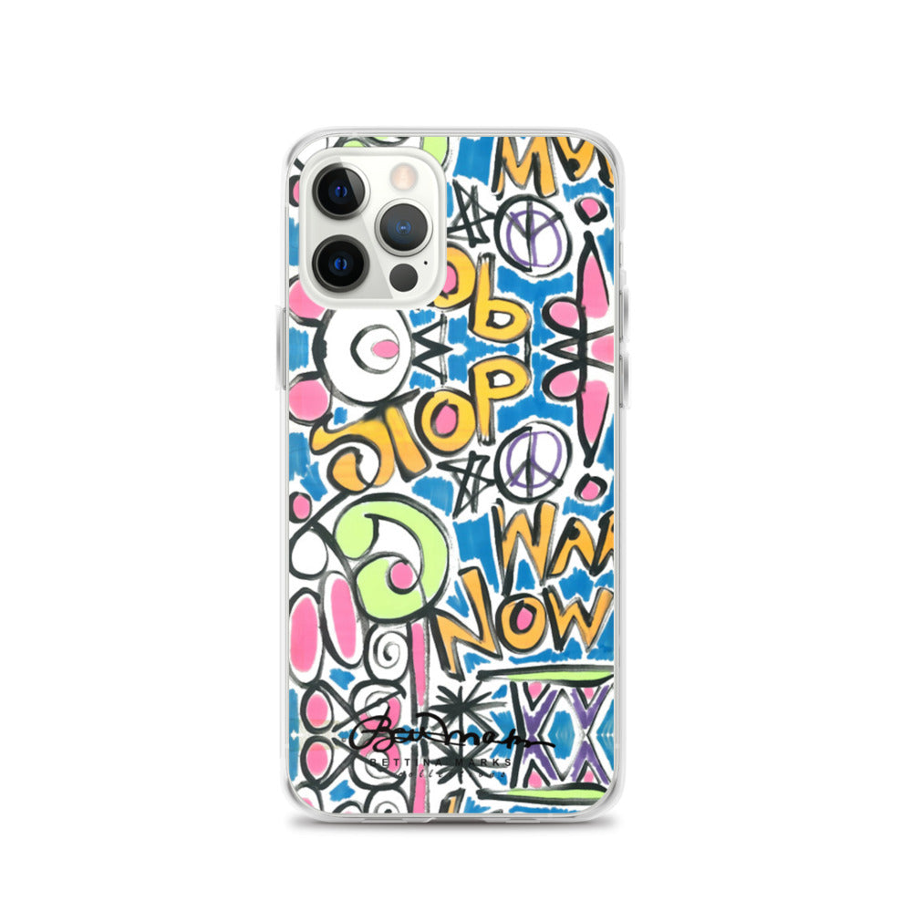 Stop War Now Graffiti iPhone Case (select model)
