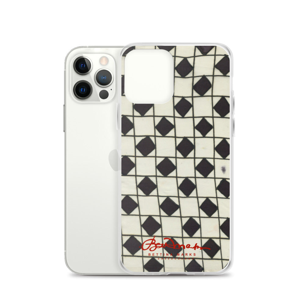 B&W Checkerboard Optical iPhone Case (select model)