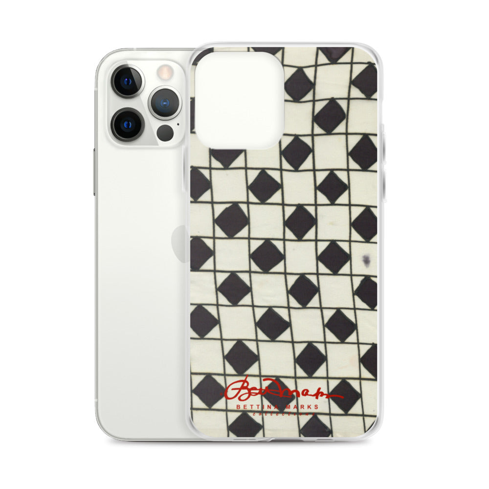 B&W Checkerboard Optical iPhone Case (select model)