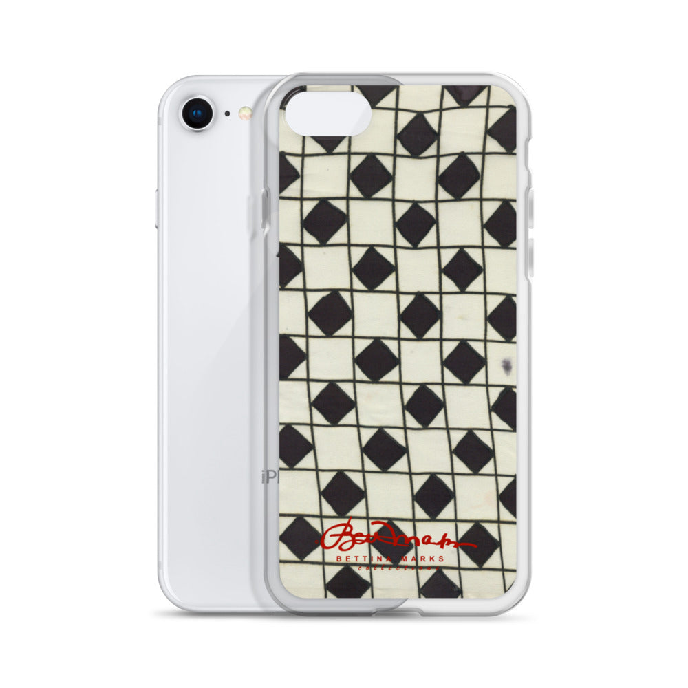 B&W Checkerboard Optical iPhone Case (select model)