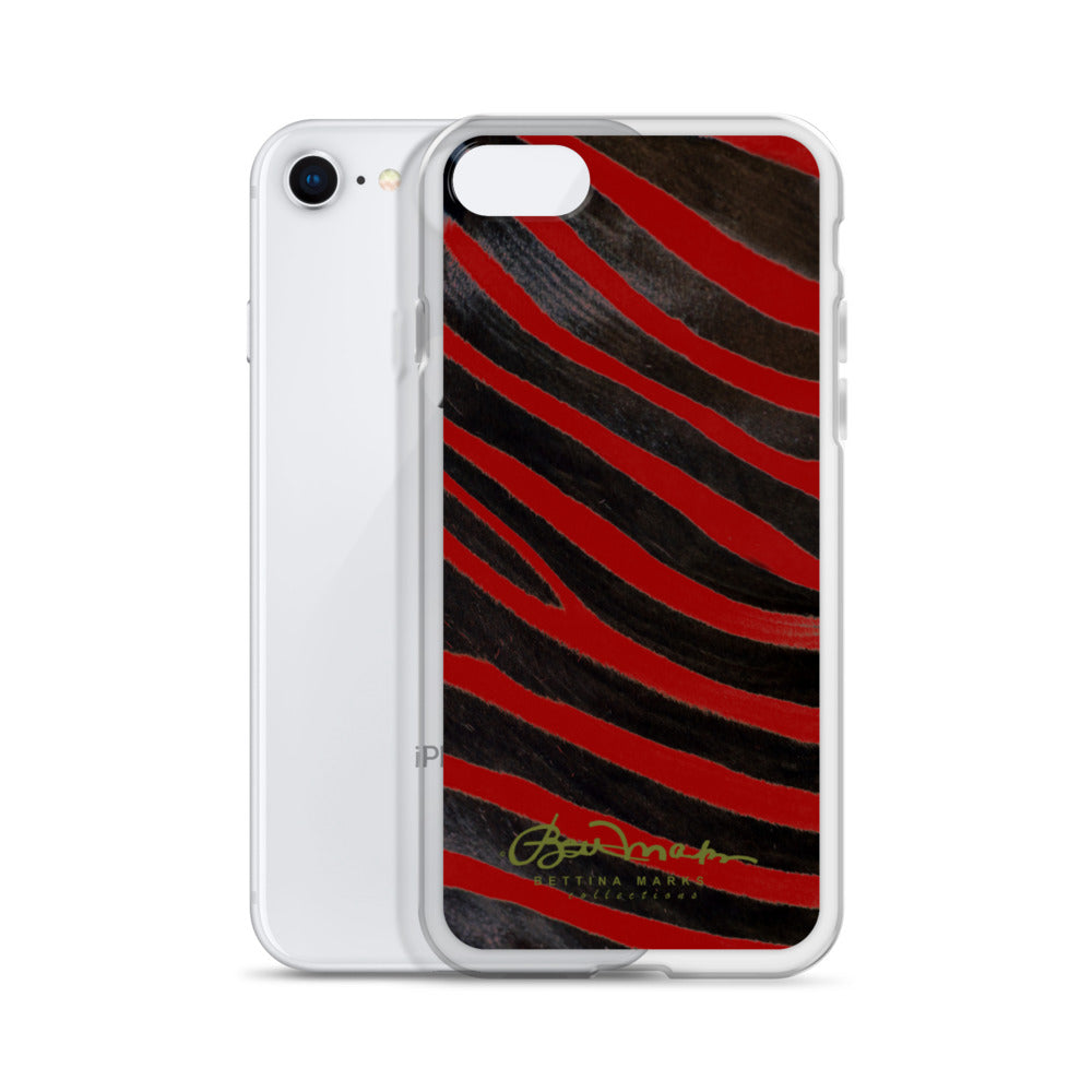Red Zebra iPhone Case (select model)