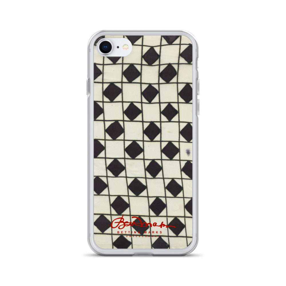 B&W Checkerboard Optical iPhone Case (select model)