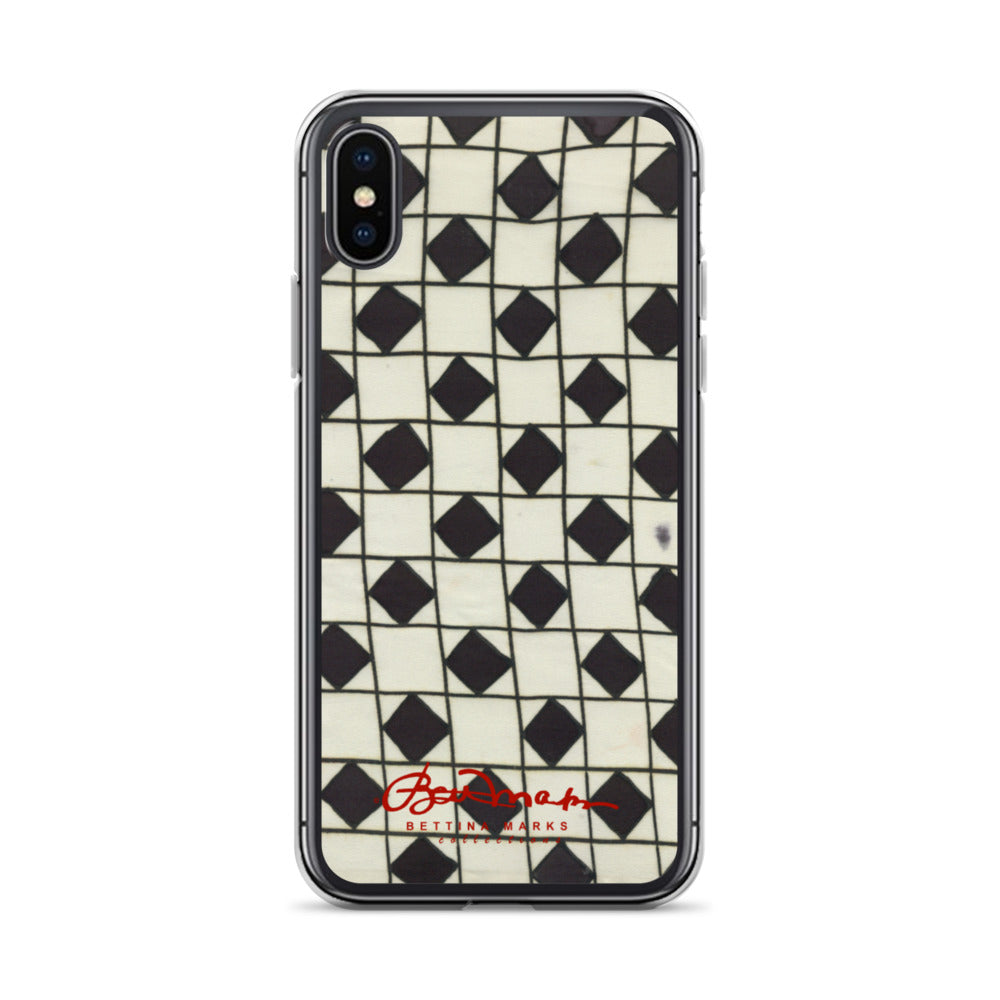 B&W Checkerboard Optical iPhone Case (select model)