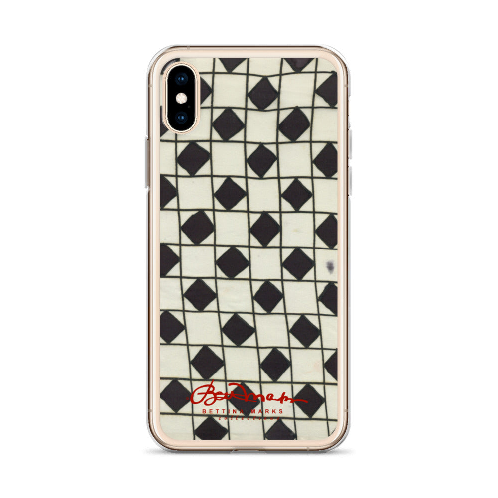 B&W Checkerboard Optical iPhone Case (select model)