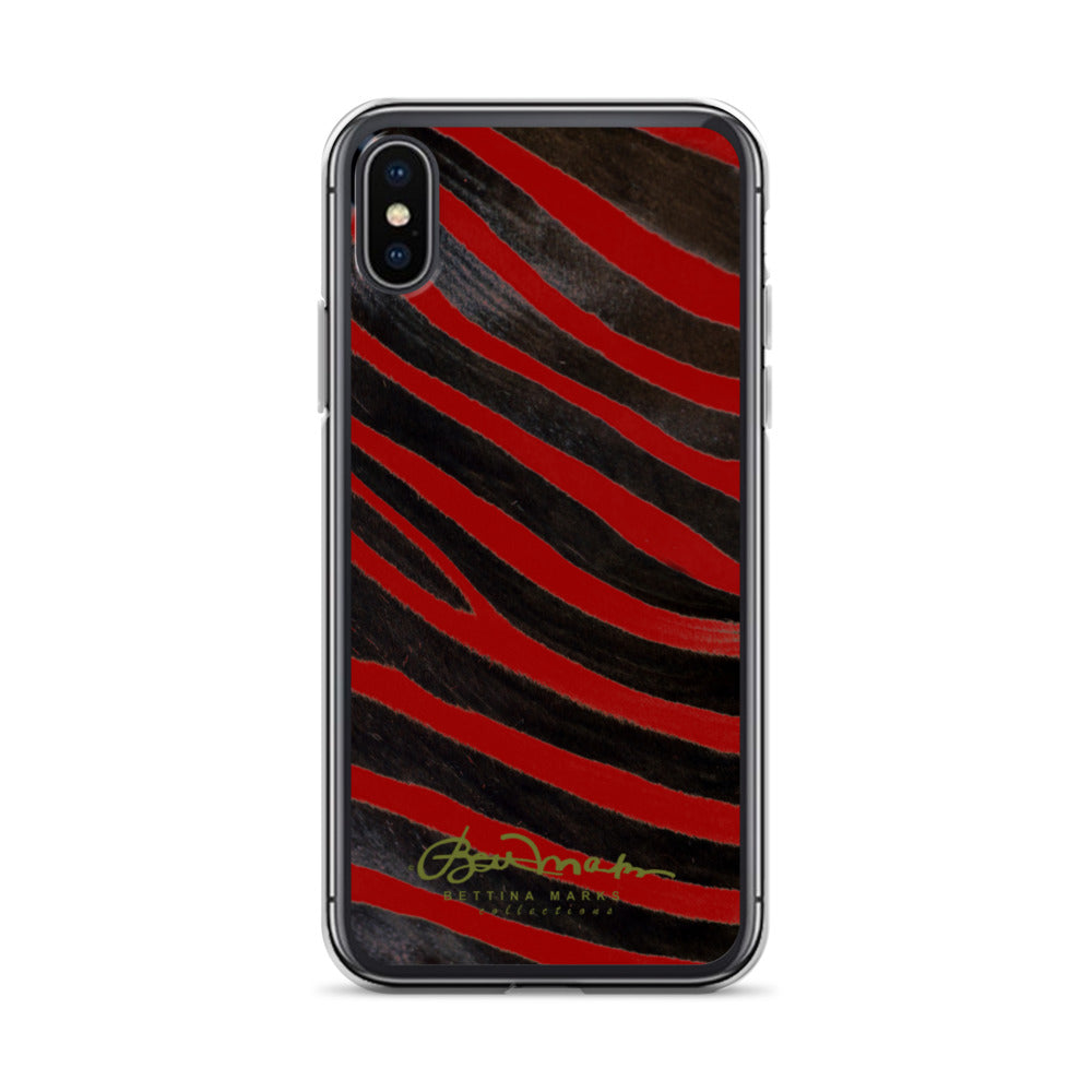 Red Zebra iPhone Case (select model)