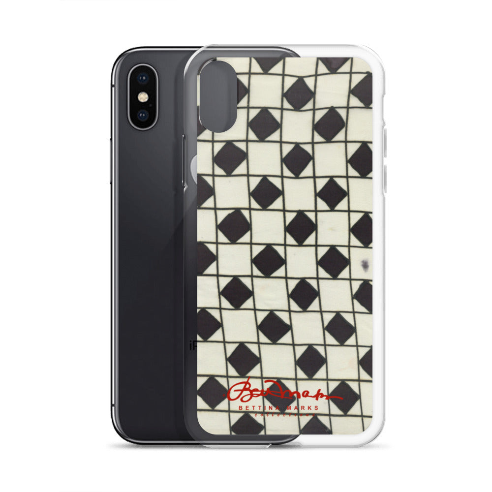 B&W Checkerboard Optical iPhone Case (select model)