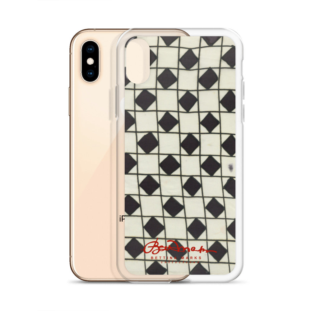 B&W Checkerboard Optical iPhone Case (select model)