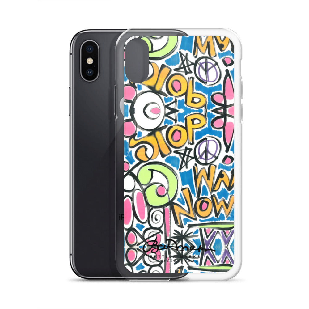 Stop War Now Graffiti iPhone Case (select model)