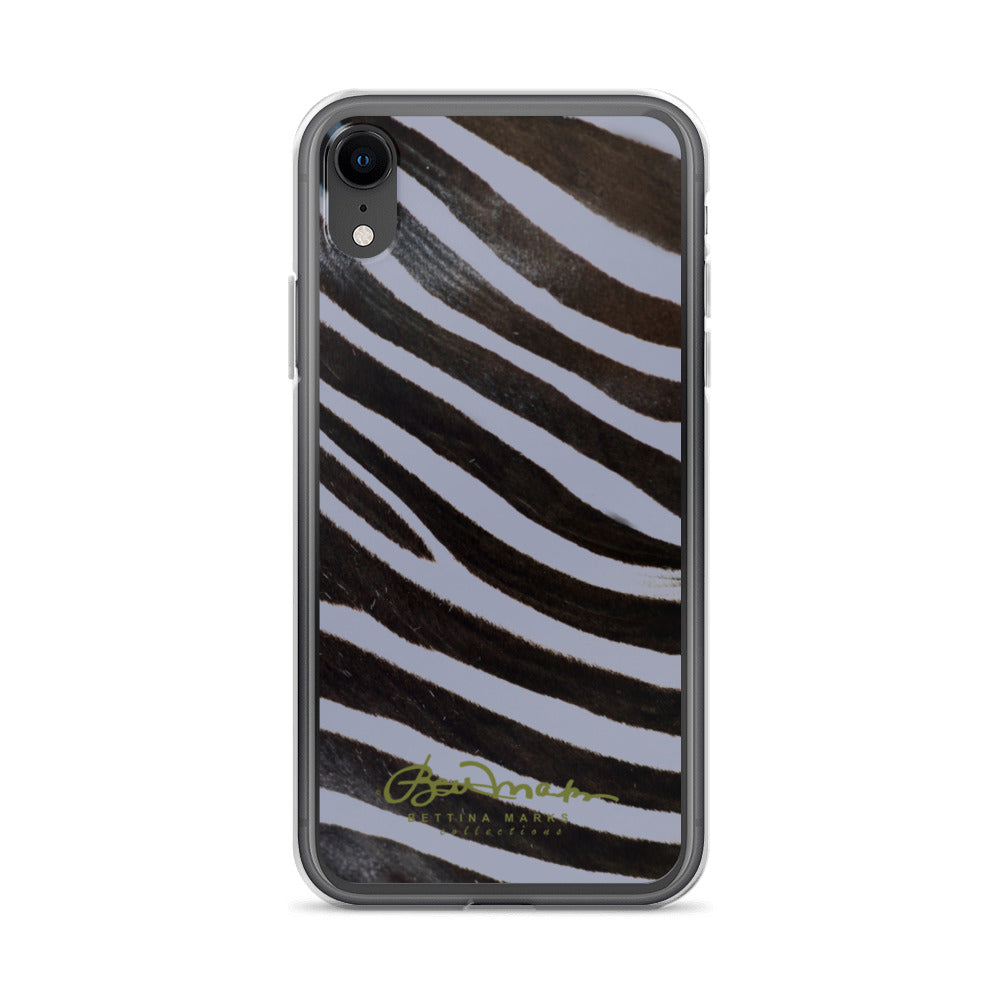 Grey Zebra iPhone Case (select model)