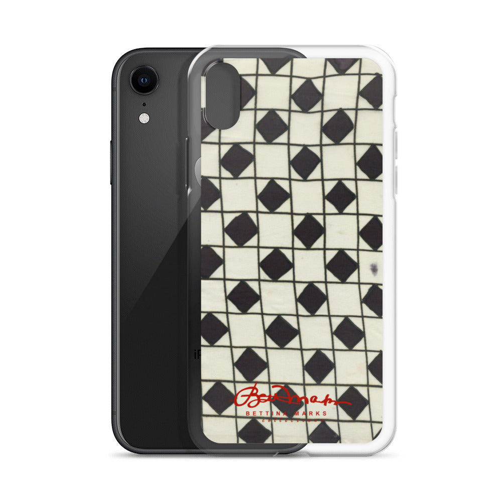 B&W Checkerboard Optical iPhone Case (select model)