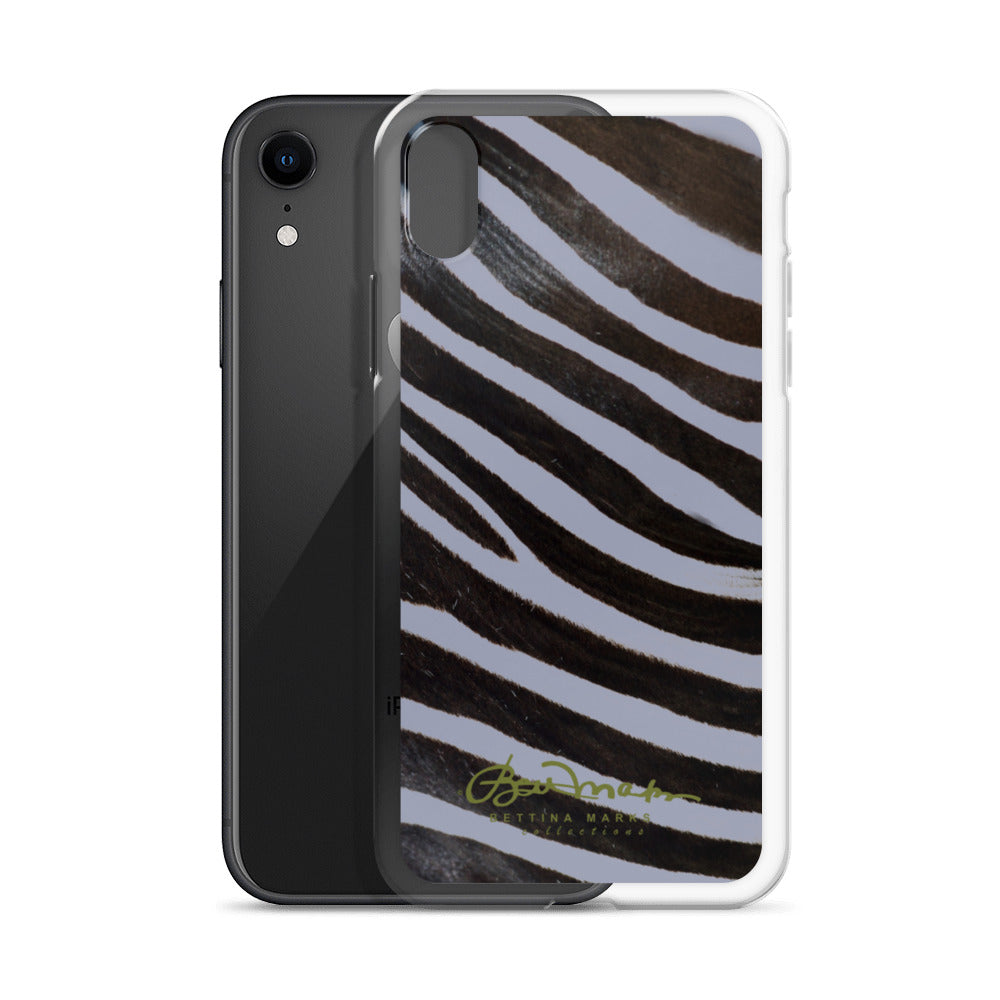 Grey Zebra iPhone Case (select model)