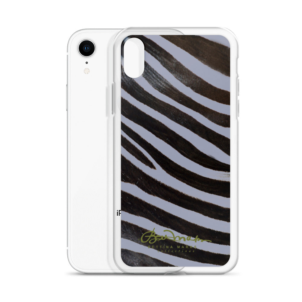 Grey Zebra iPhone Case (select model)