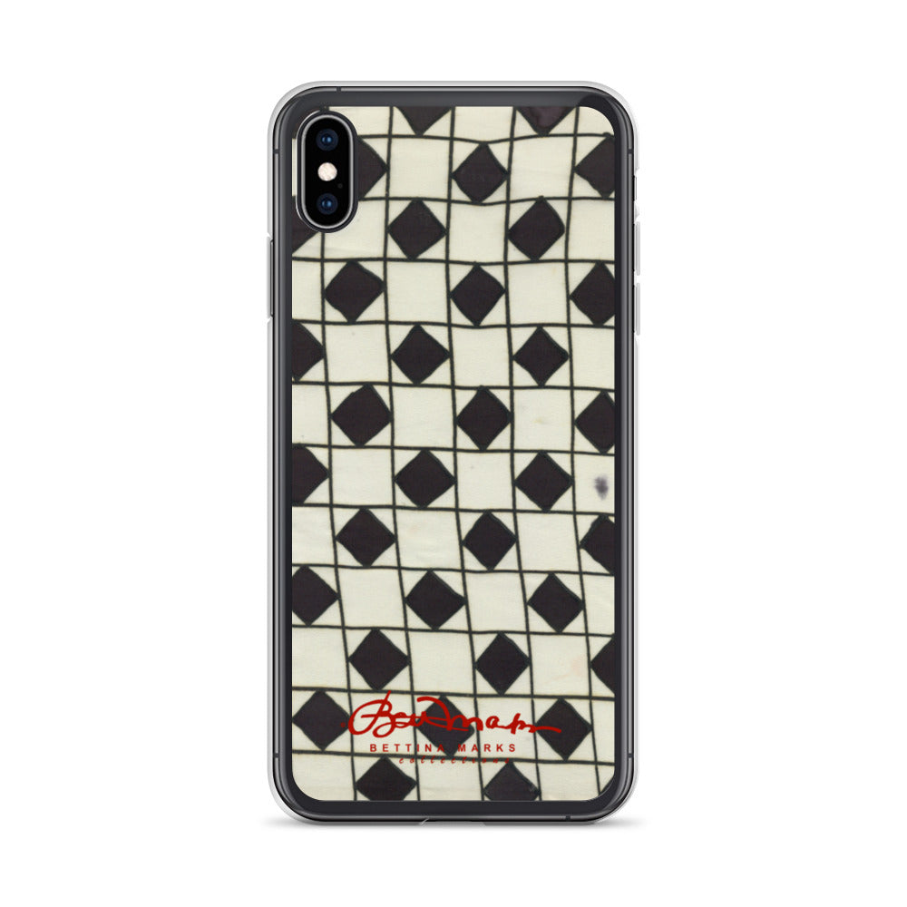 B&W Checkerboard Optical iPhone Case (select model)