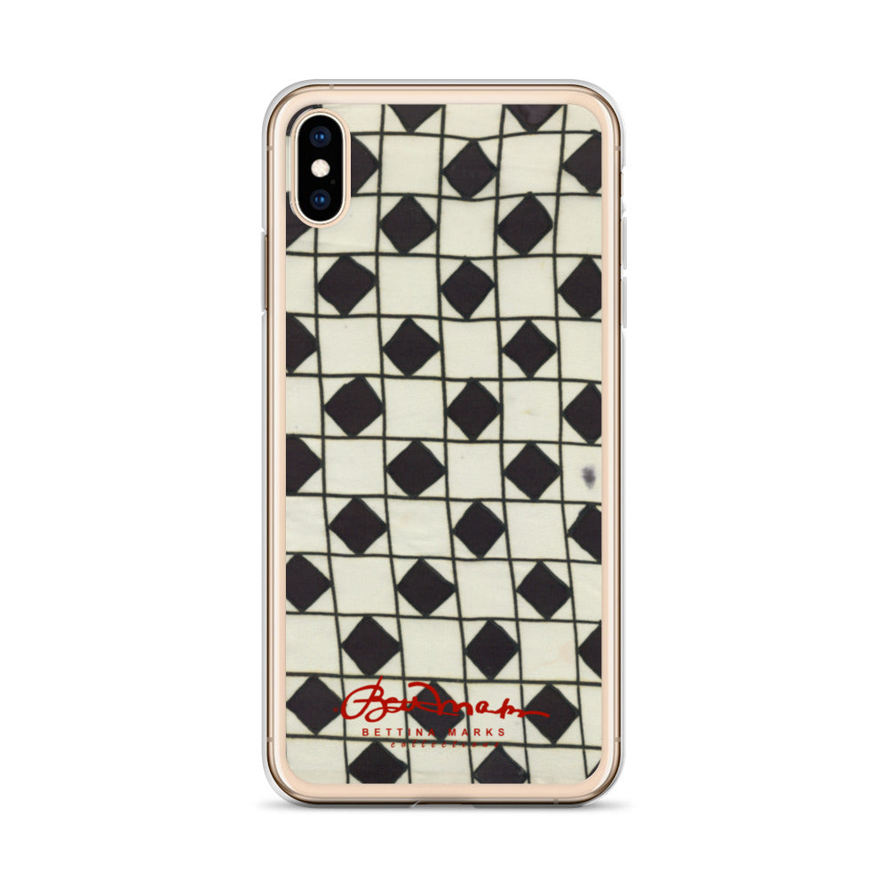 B&W Checkerboard Optical iPhone Case (select model)