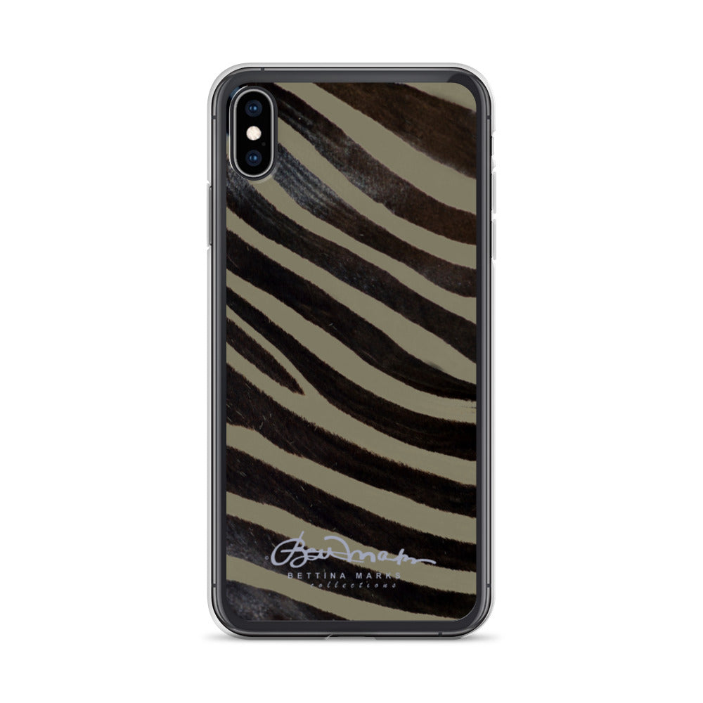 Khaki Zebra iPhone Case (select model)