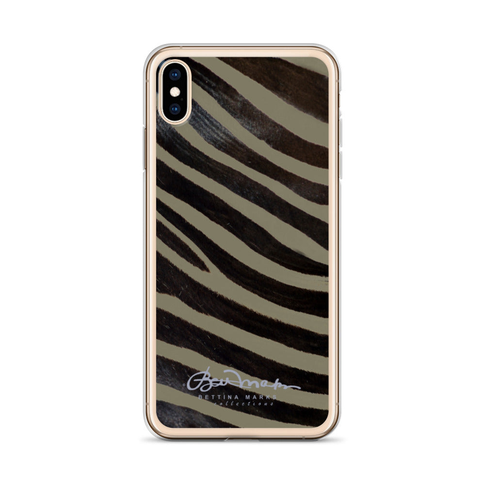 Khaki Zebra iPhone Case (select model)