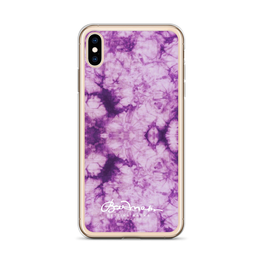 Purple Tie Dye iPhone Case (select model)