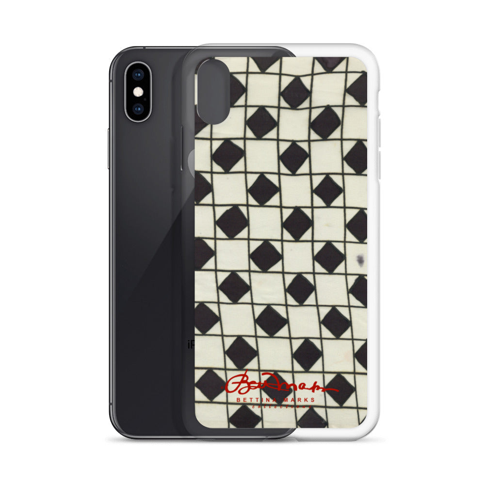 B&W Checkerboard Optical iPhone Case (select model)