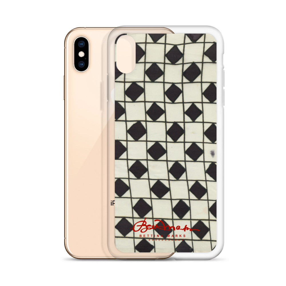 B&W Checkerboard Optical iPhone Case (select model)