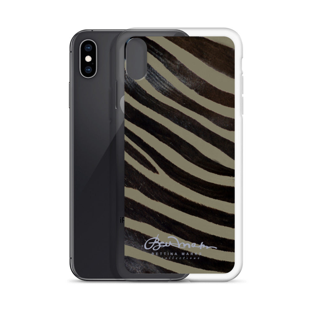 Khaki Zebra iPhone Case (select model)