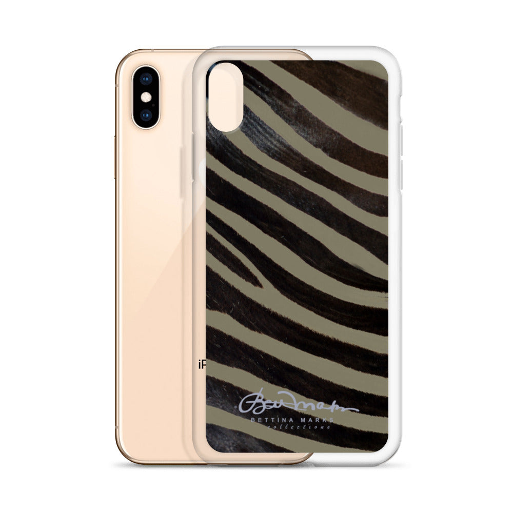 Khaki Zebra iPhone Case (select model)
