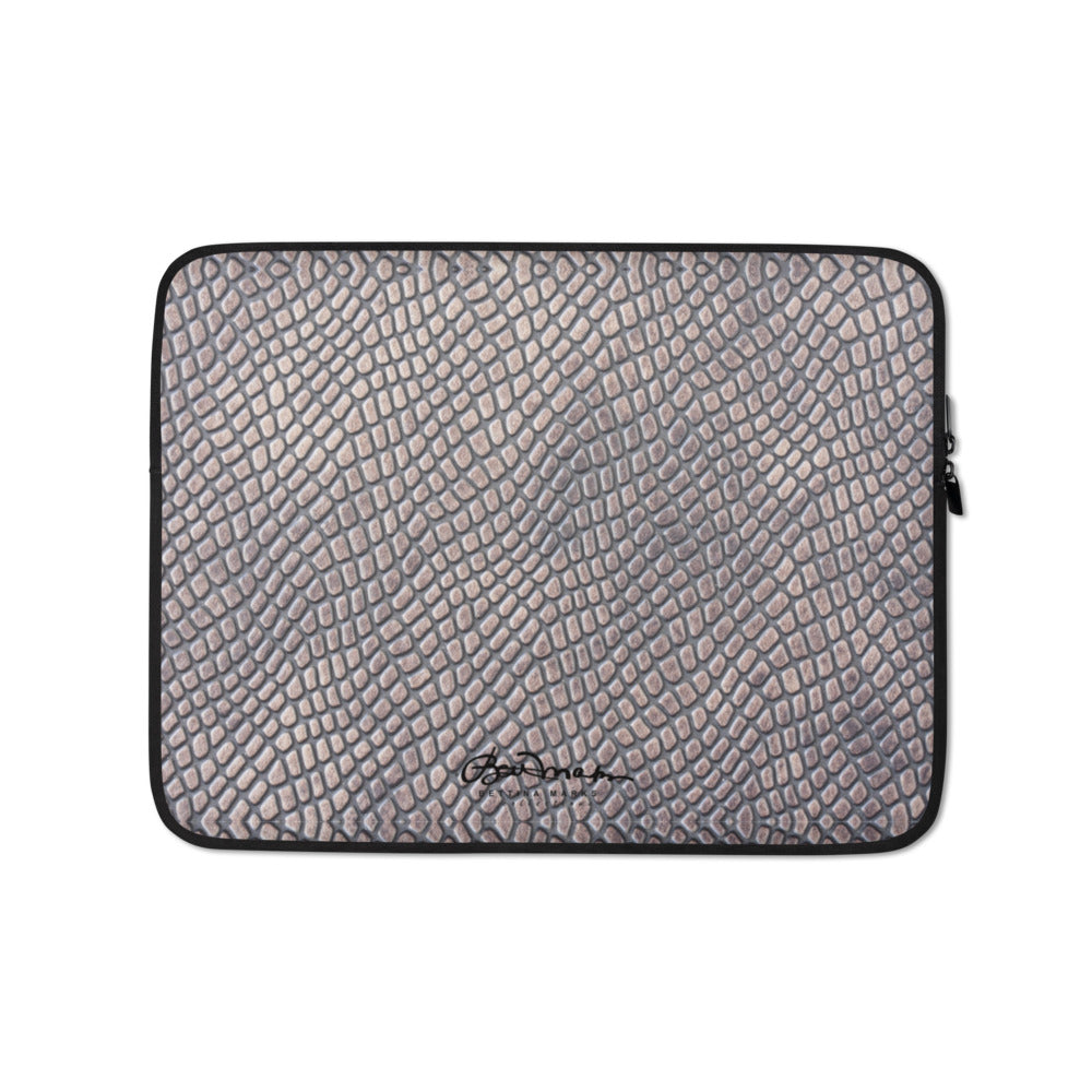 Croc Print Laptop Sleeve