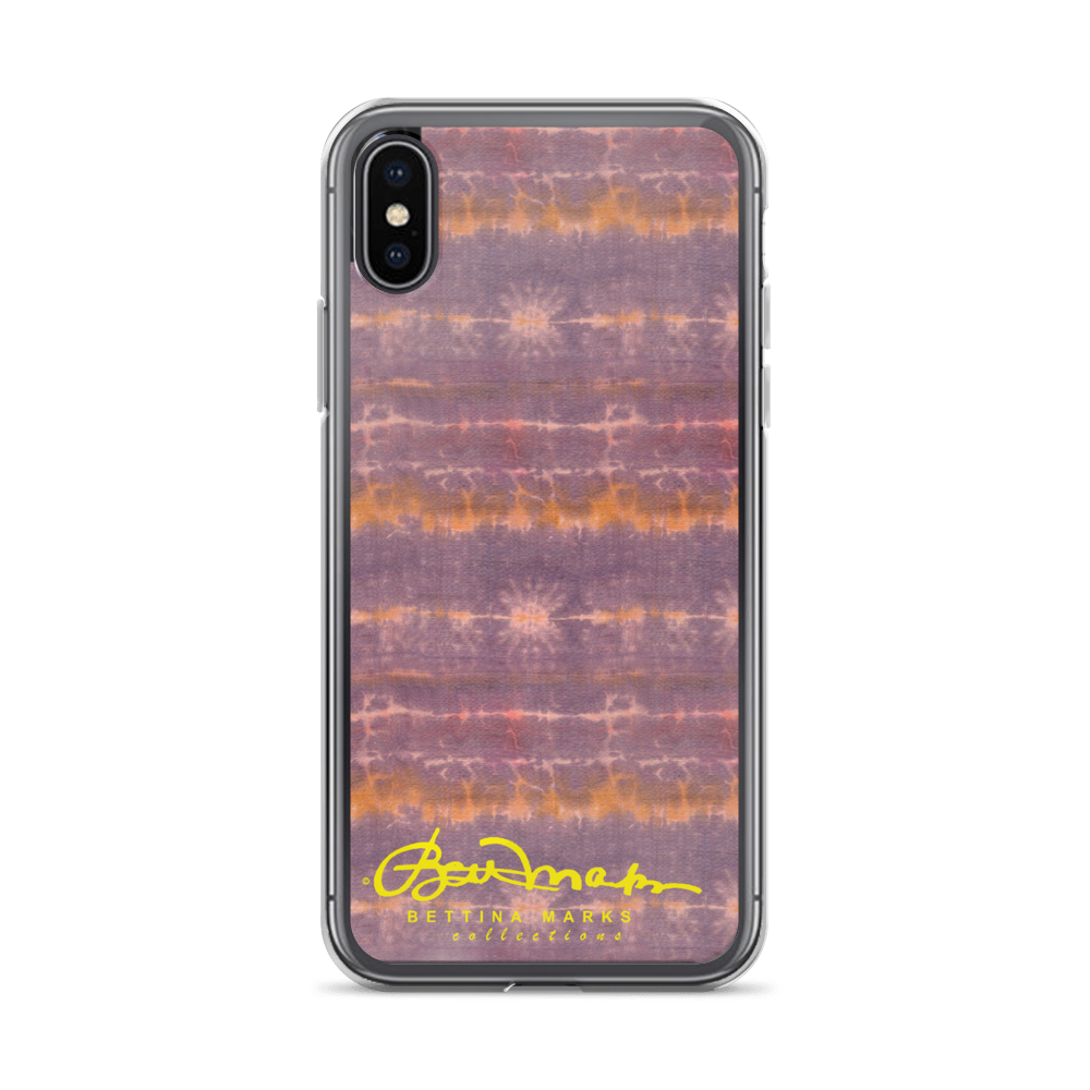 Purple Sunset Tie Dye iPhone X Case