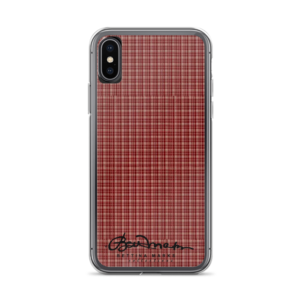 Maroon Tough iPhone X Case