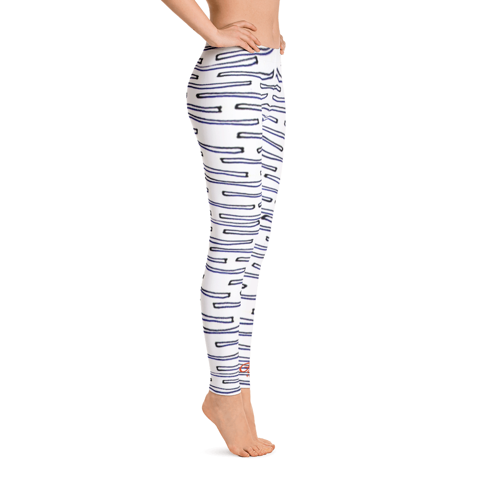 Nautical Crew Leggings Right Side
