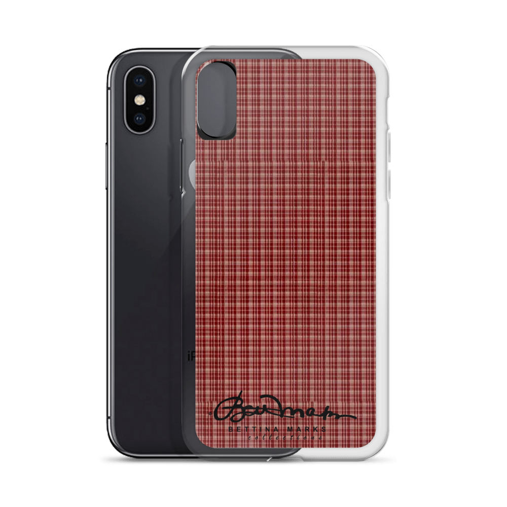 Maroon Tough iPhone X Case