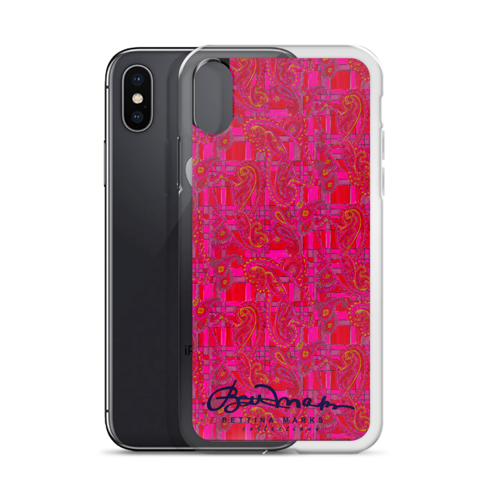 Hot Pink iPhone X Case