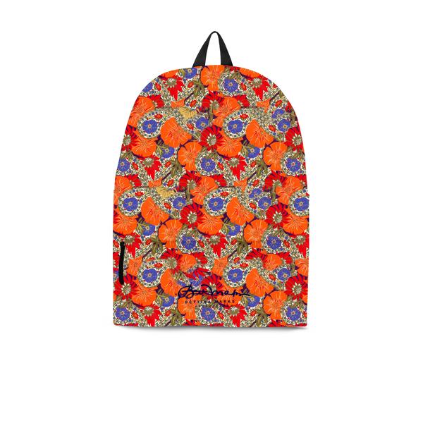 Orange Paisley Back Pack