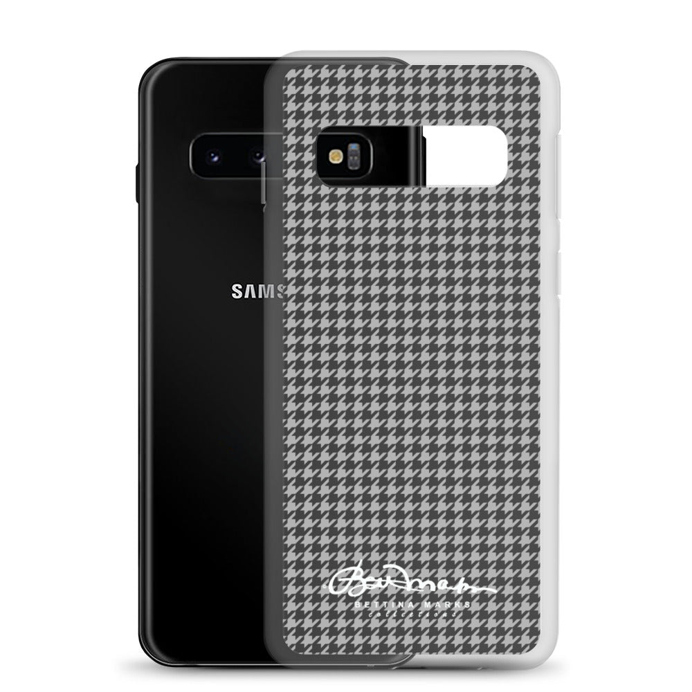 B&W Houndstooth Samsung Case