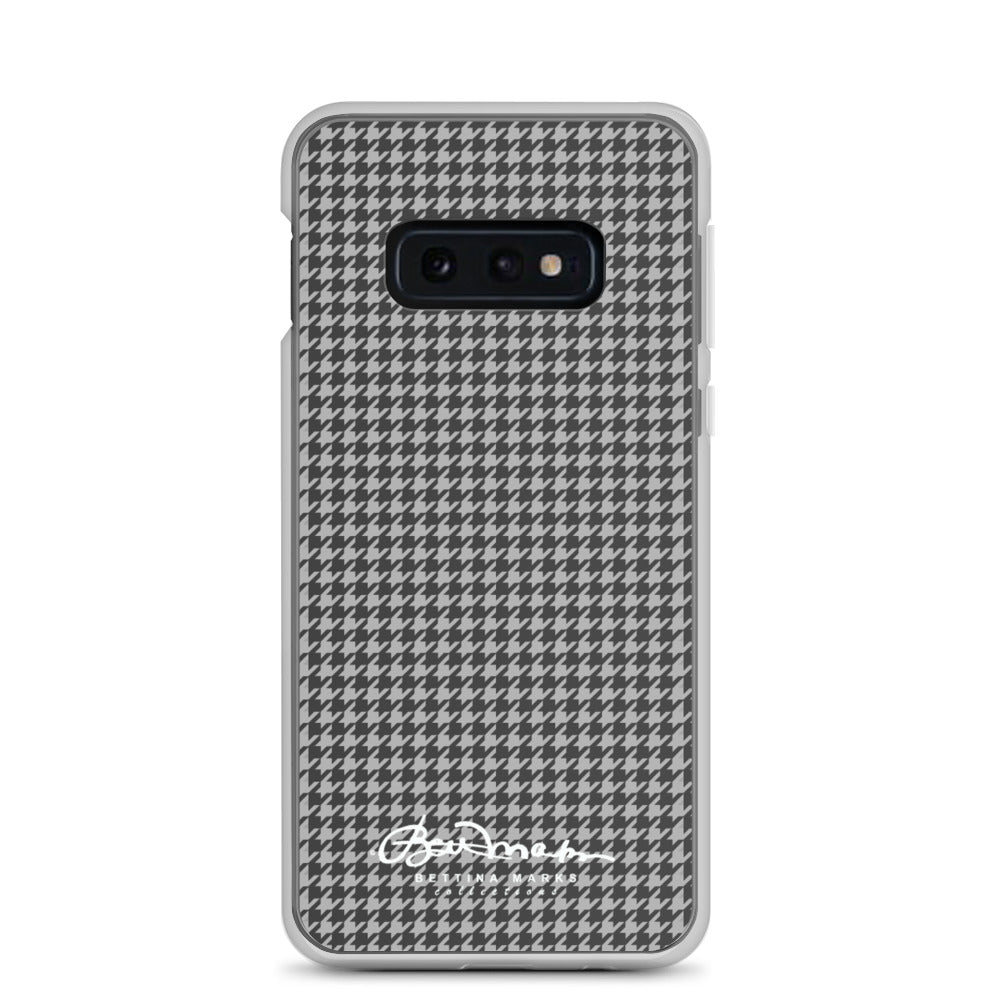 B&W Houndstooth Samsung Case