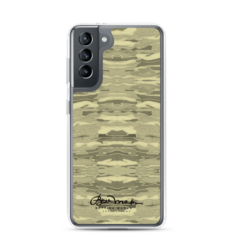Khaki Lava Camouflage Samsung Case (select model)
