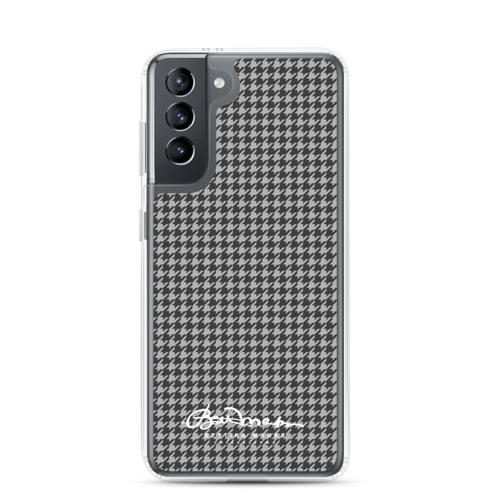 B&W Houndstooth Samsung Case