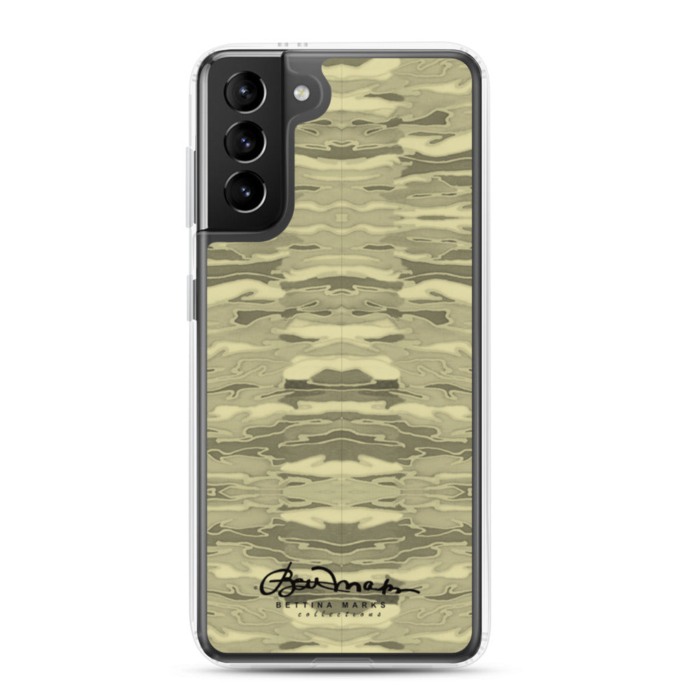 Khaki Lava Camouflage Samsung Case (select model)