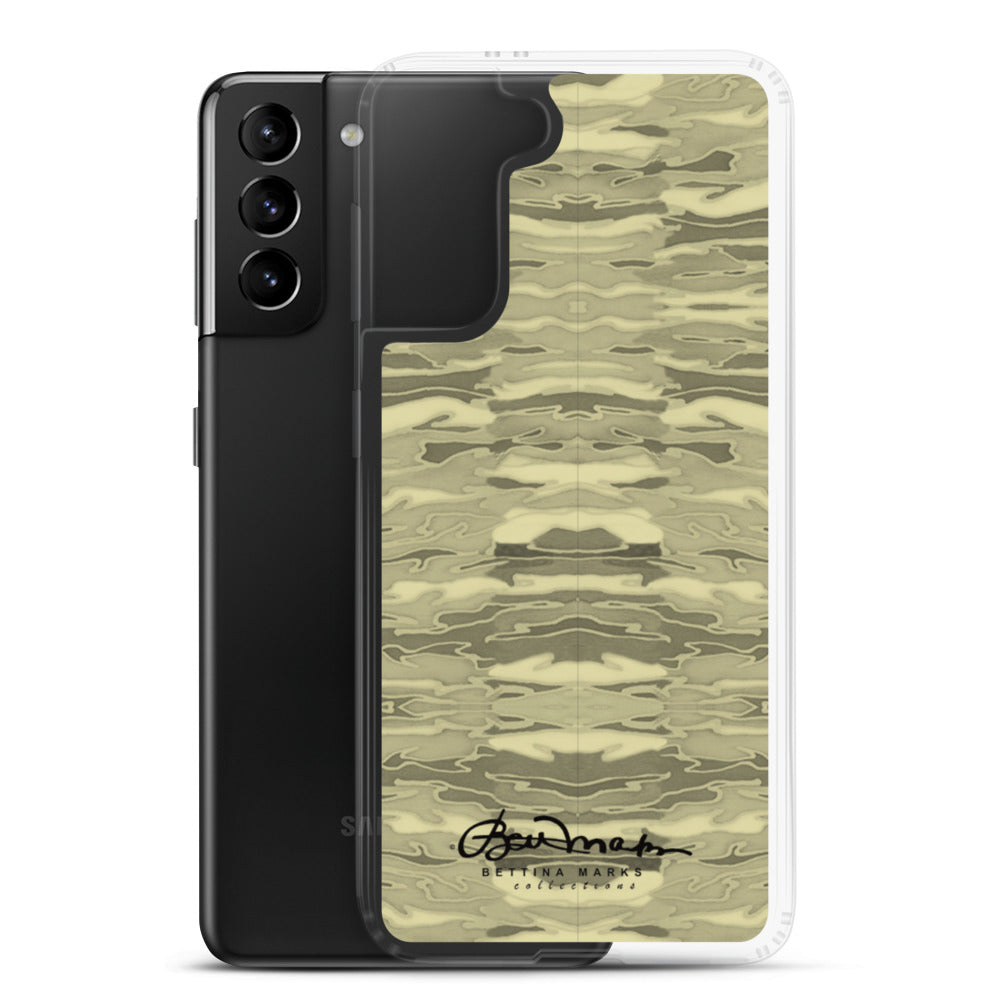 Khaki Lava Camouflage Samsung Case (select model)