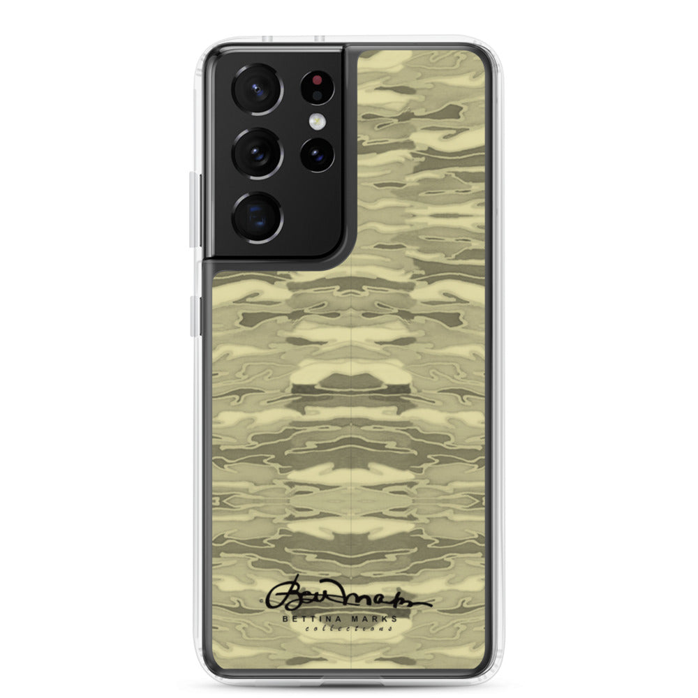 Khaki Lava Camouflage Samsung Case (select model)