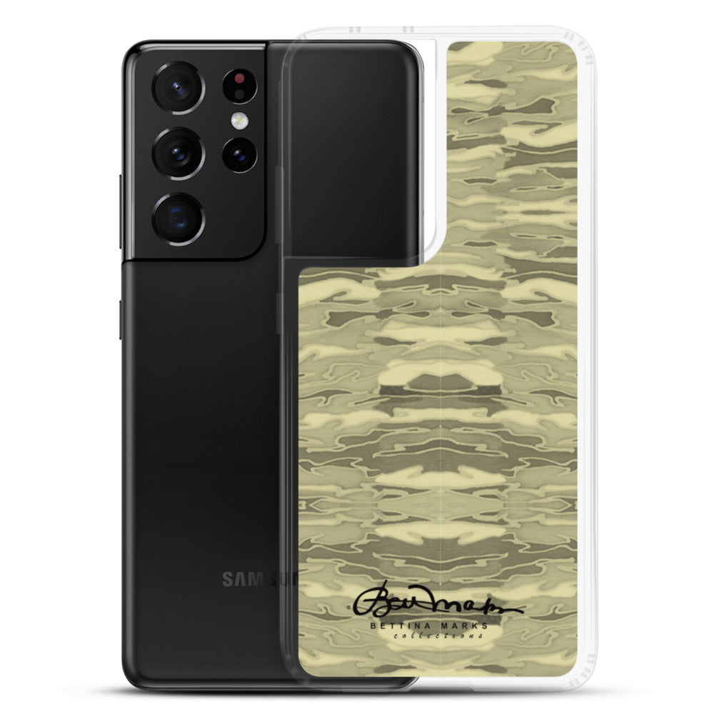 Khaki Lava Camouflage Samsung Case (select model)