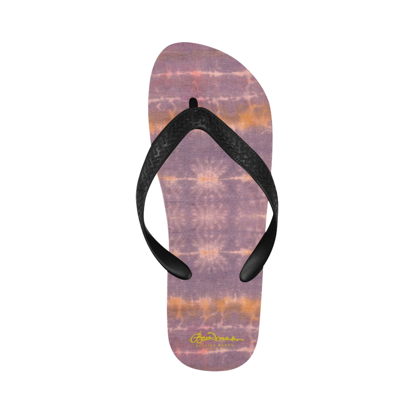 Purple Sunset Tie Dye Flip Flops for Men/Women