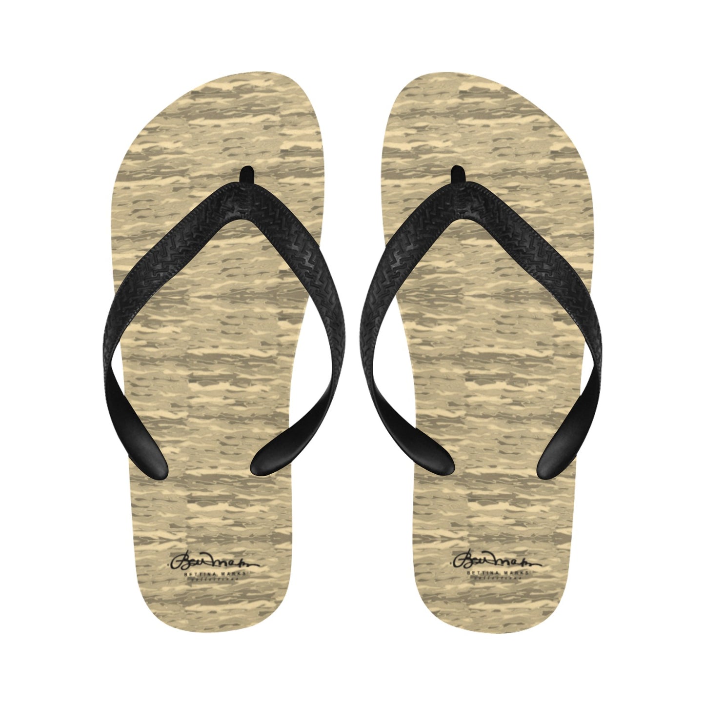 Sand Lava Camouflage Flip Flops for Men/Women